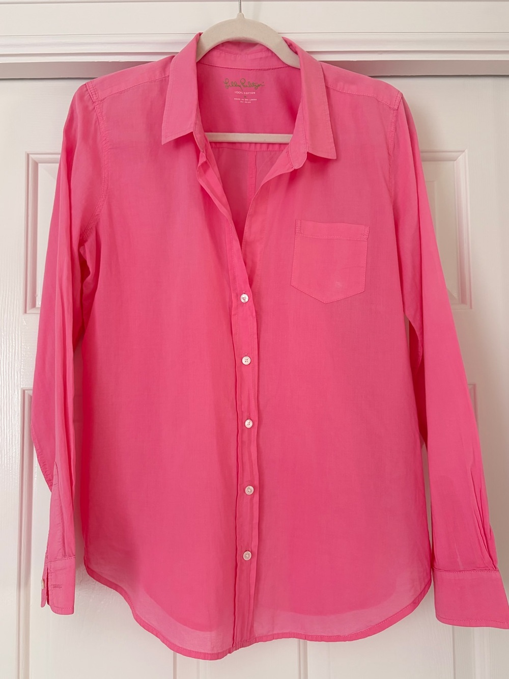 Lilly Pulitzer Cotton Shirt, size M